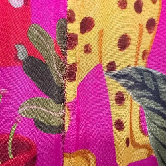 FARM RIO Pop Leopards Chemise Shirtdress in Pink size XS - Picture 10 of 16